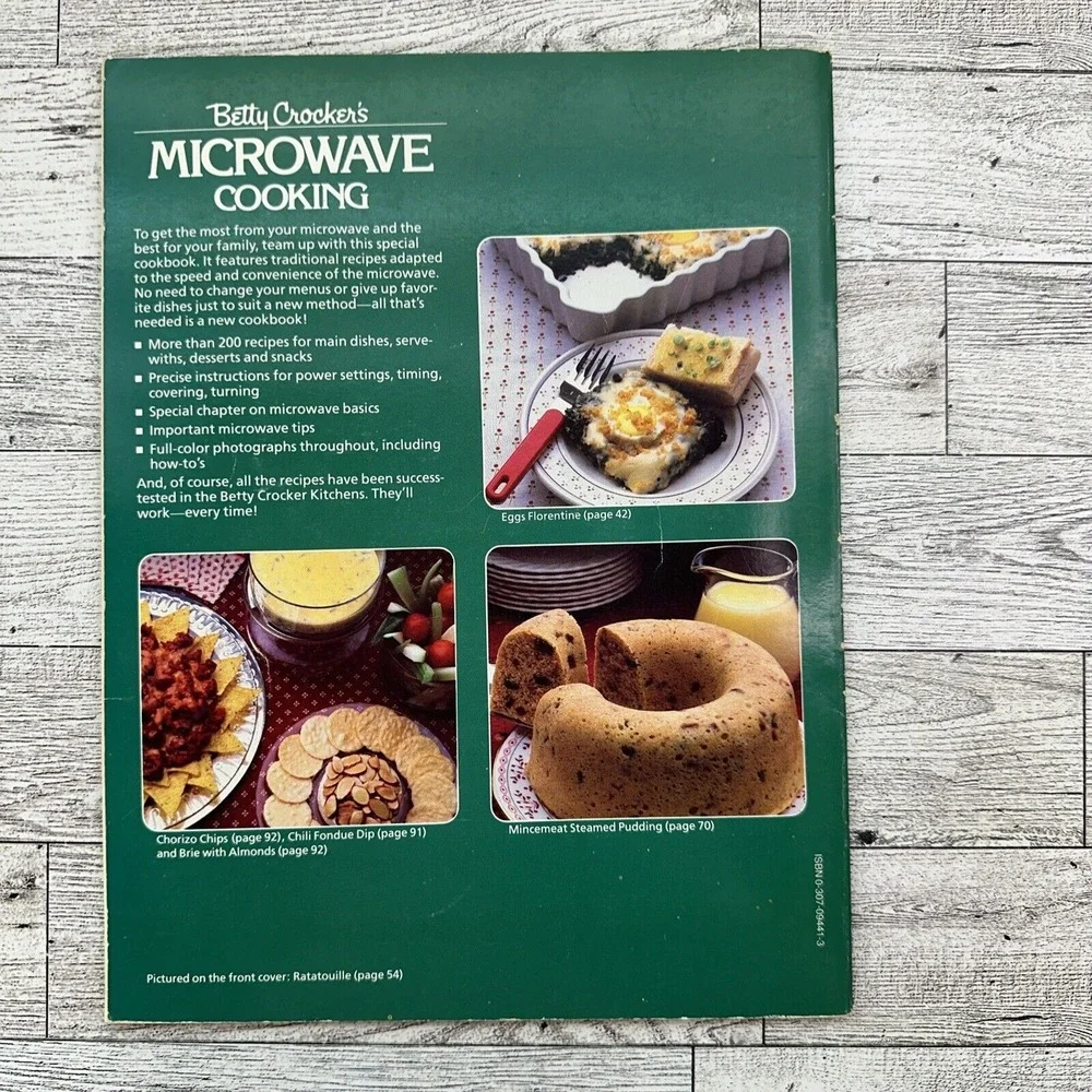 Betty Crocker Microwave Cooking Cookbook 1986 Vintage Recipes Cook Book‎